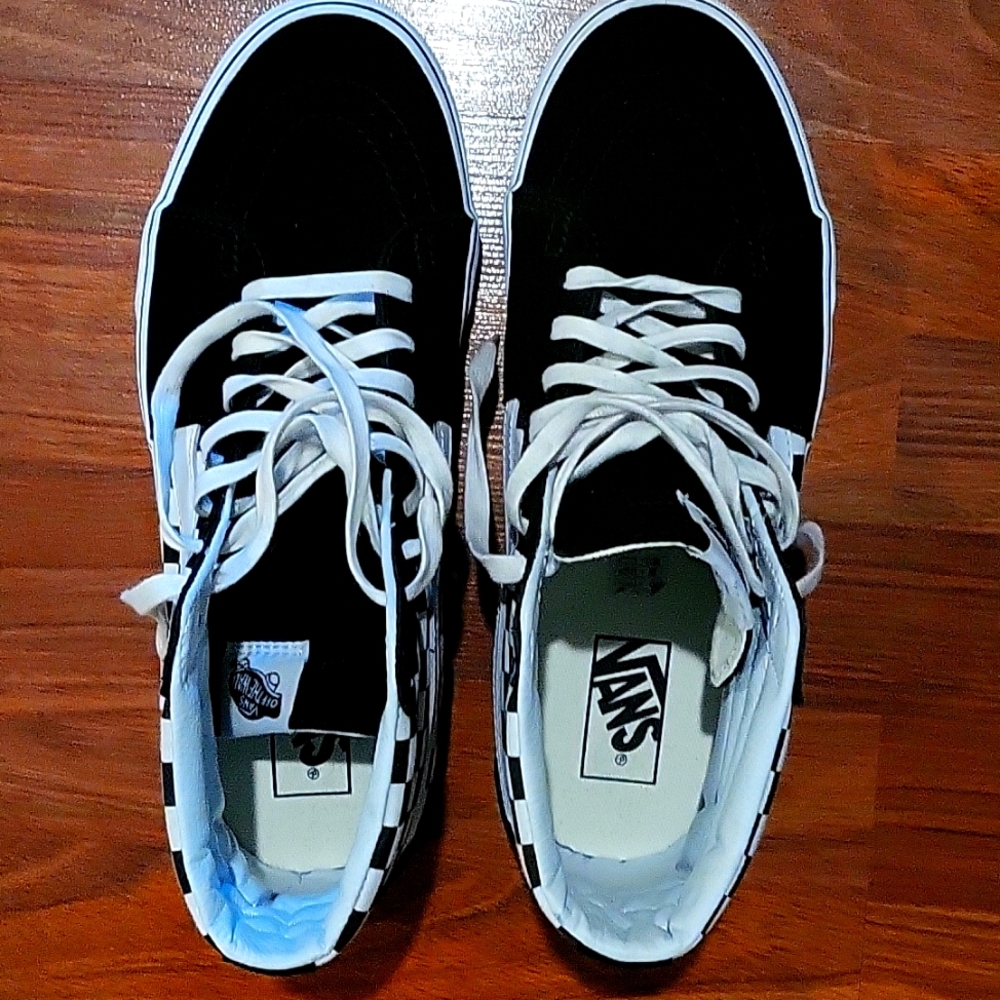 Vans High Top Check Board men's 10